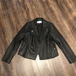 Faux leather jacket